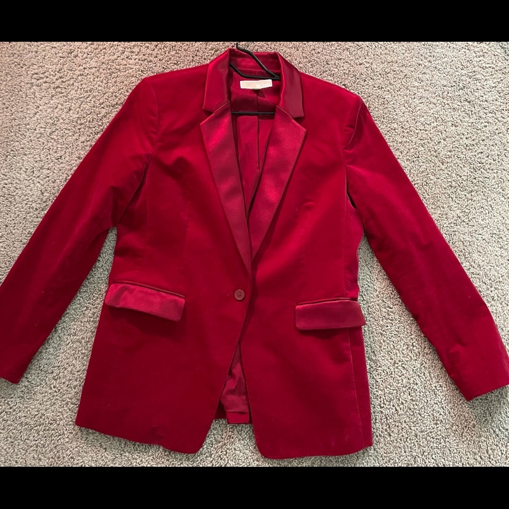 Michael Kors red blazer